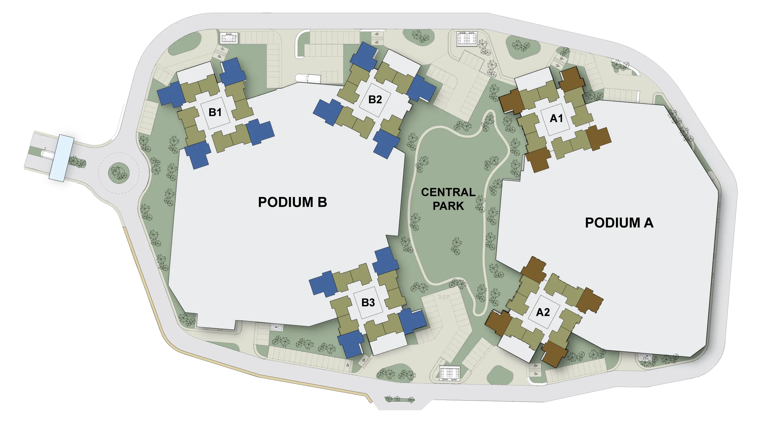 Kayana Heights within the masterplan at Kayana Heights, Ayuria Place, Alamesra, Kota Kinabalu, Sabah