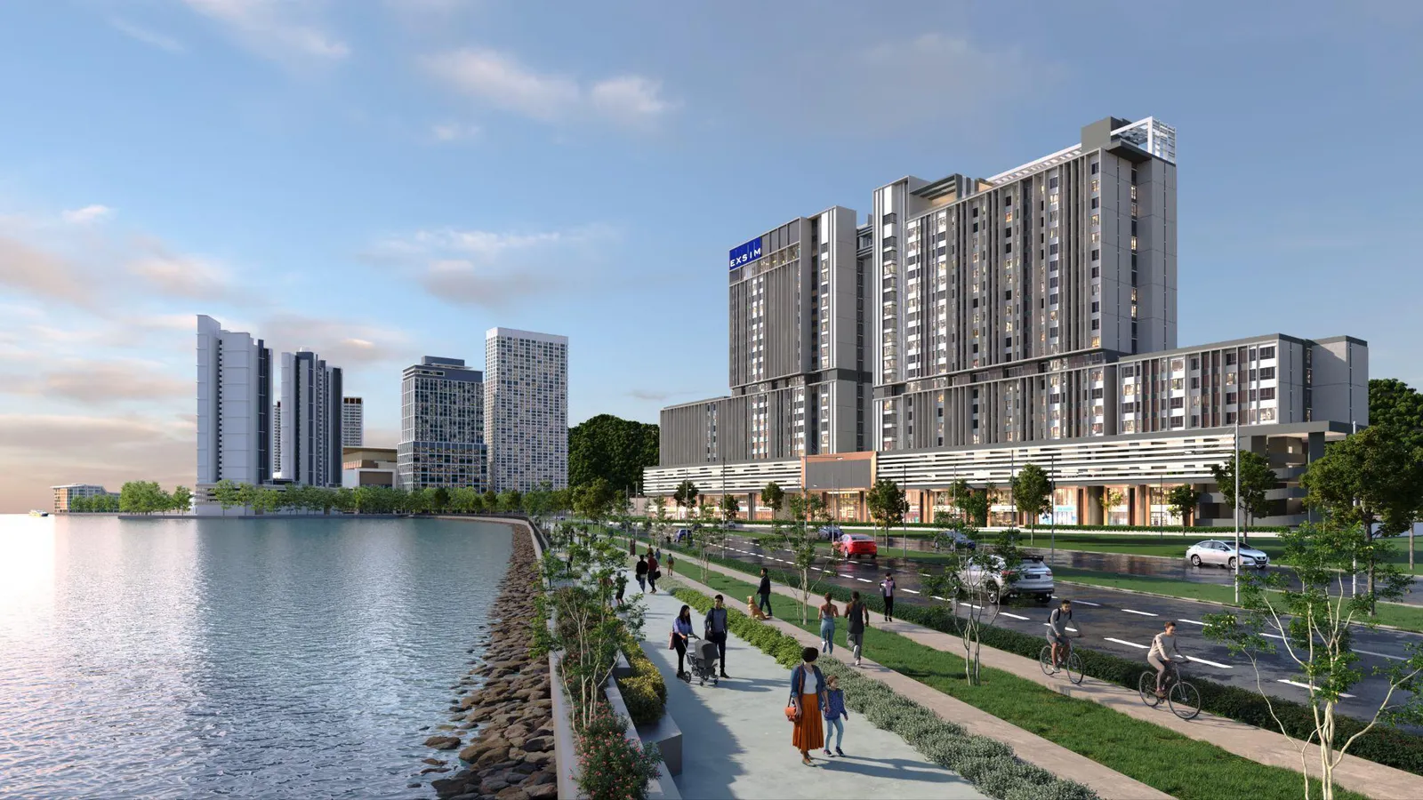 Keeperz Suites 旁的牛汝莪海滨步道效果图,槟岛