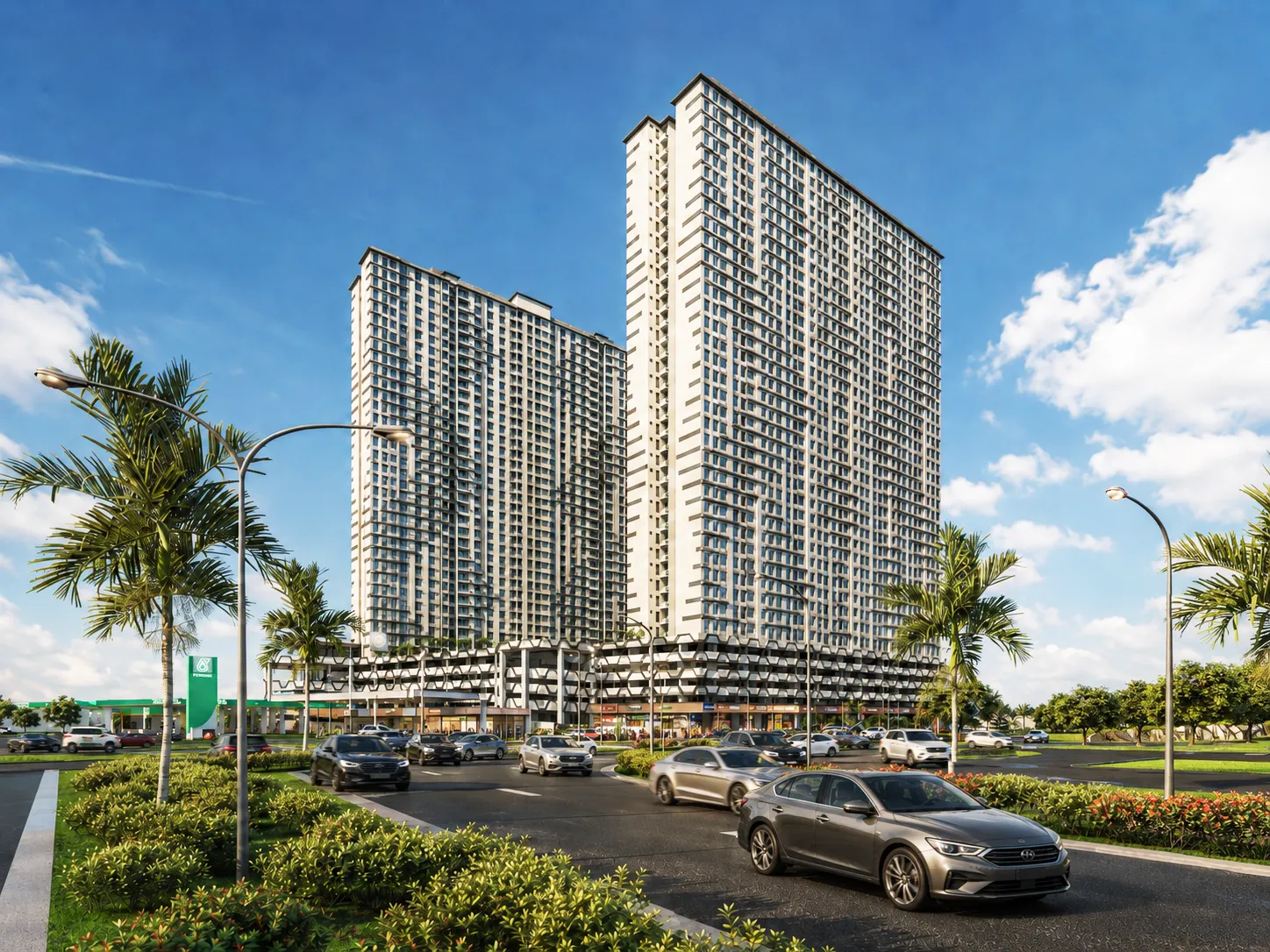 KSL Puteri Residences 鸟瞰效果图，Puteri Wangsa 乌鲁地南