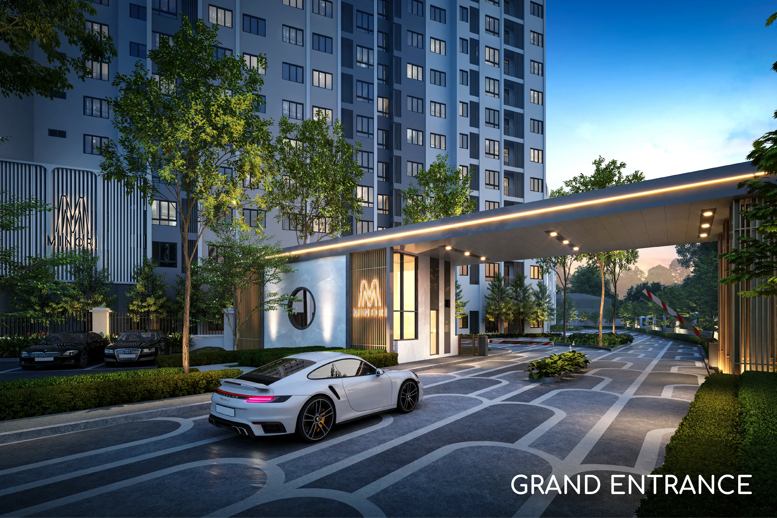 M Minori grand entrance artist’s impression, Seri Austin, Johor Bahru