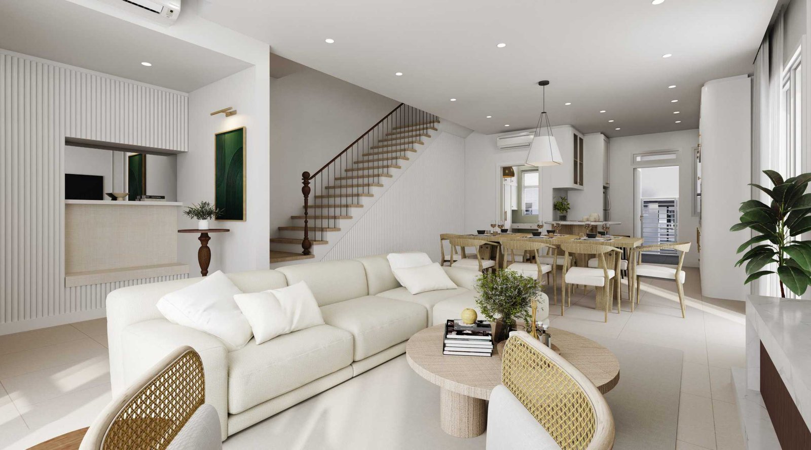 M Tiara living room interior artist’s impression, Skudai, Johor