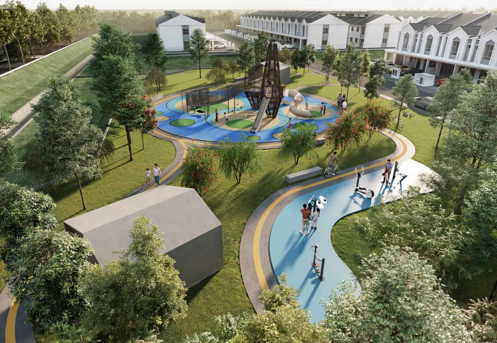 M Tiara Phase 2A park and facilities, Skudai, Johor