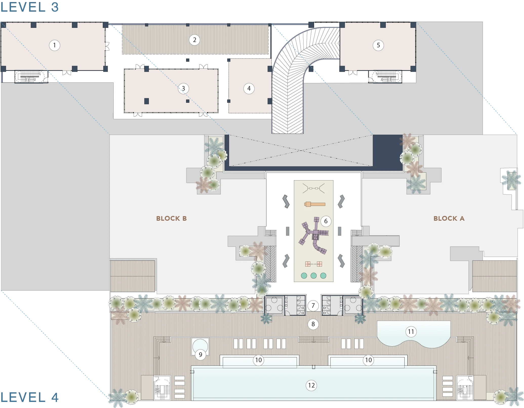 Developer’s Level 4 facilities plan at Rise Residences, Kepayan, Penampang, Sabah