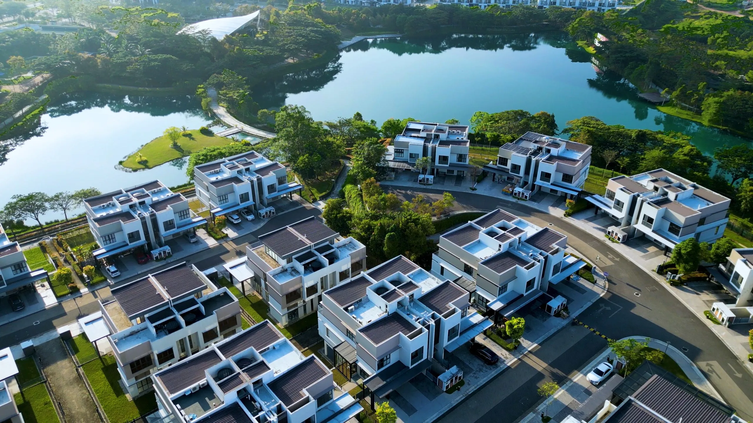 Sunway Emerald Residence 鸟瞰，依斯干达公主城
