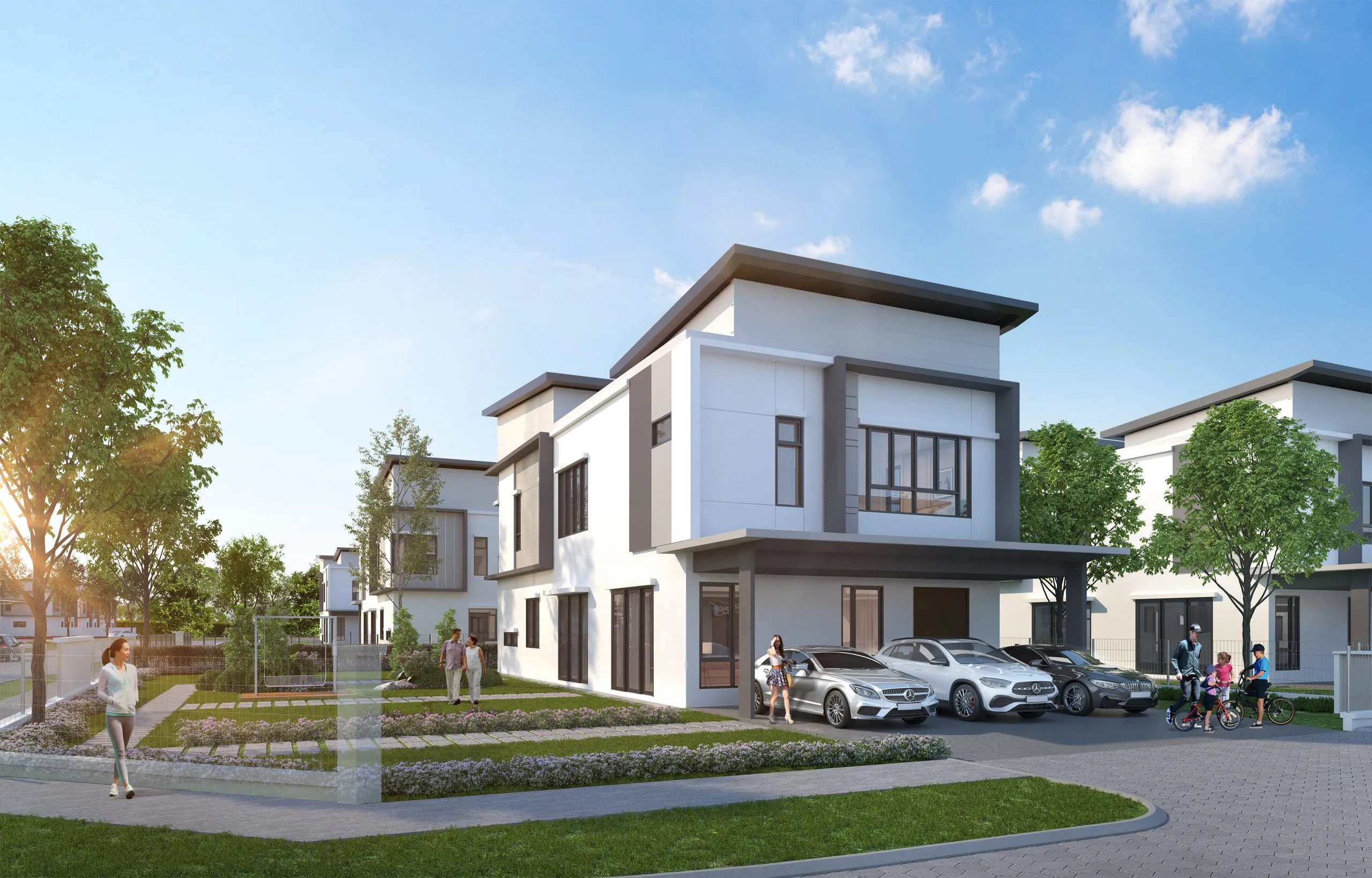 Sunway Lenang Heights The Manor facade, Johor Bahru