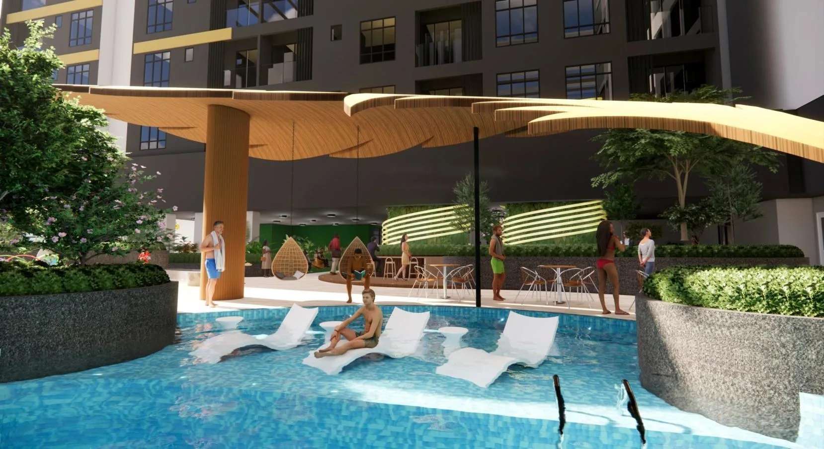 The Iconic by PGB lap pool and kids pool, Stulang, Johor Bahru