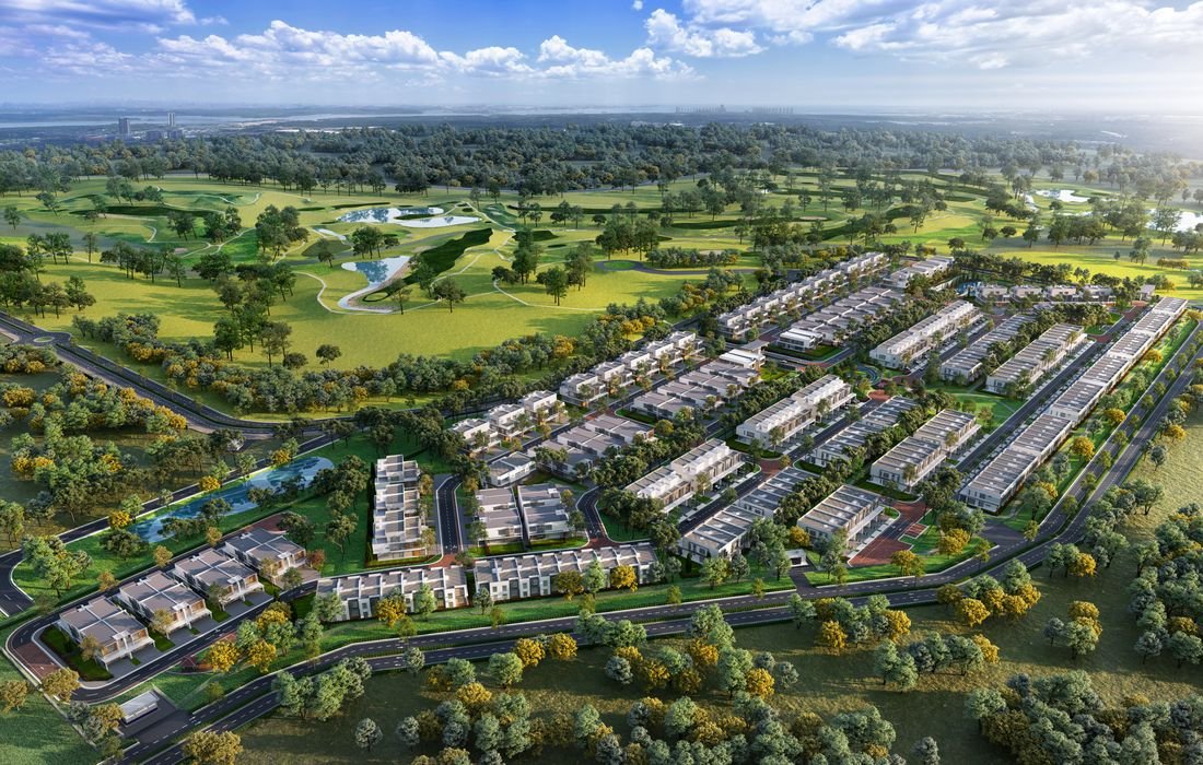 The Kews township aerial view, Leisure Farm, Iskandar Puteri