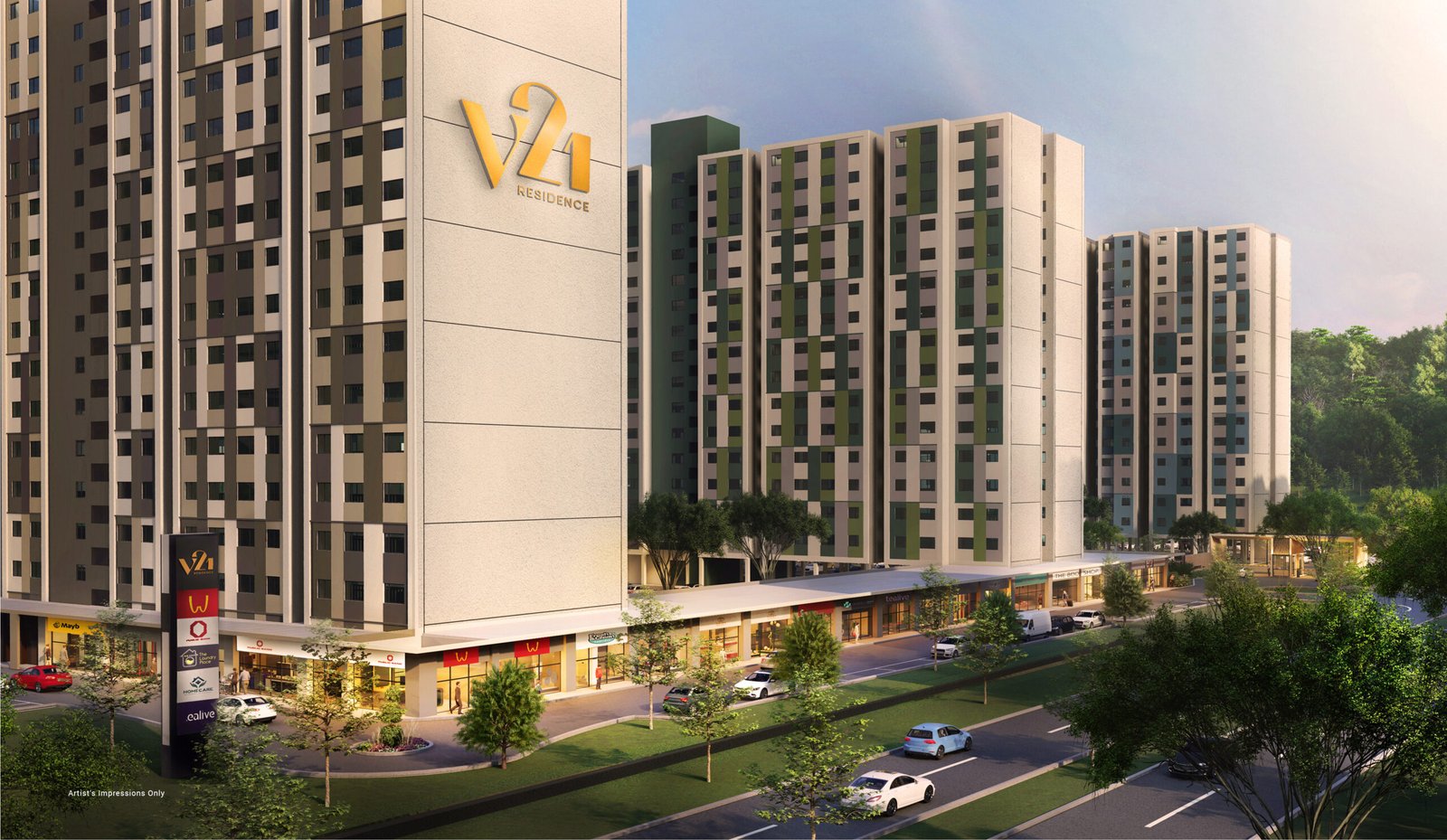 V21 Residence，亚庇，沙巴