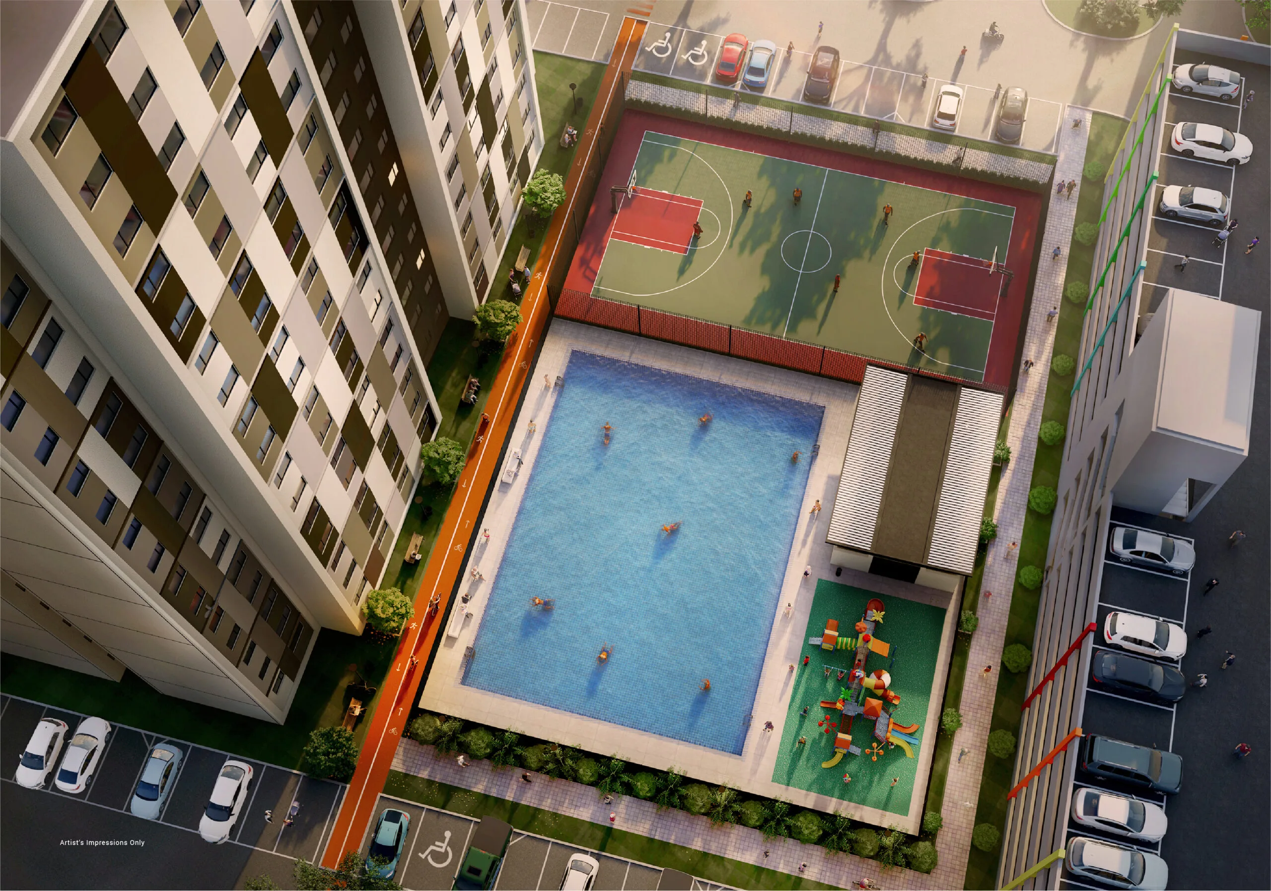 沙巴亚庇工业园(KKIP)Sepanggar V21 Residence 项目效果图