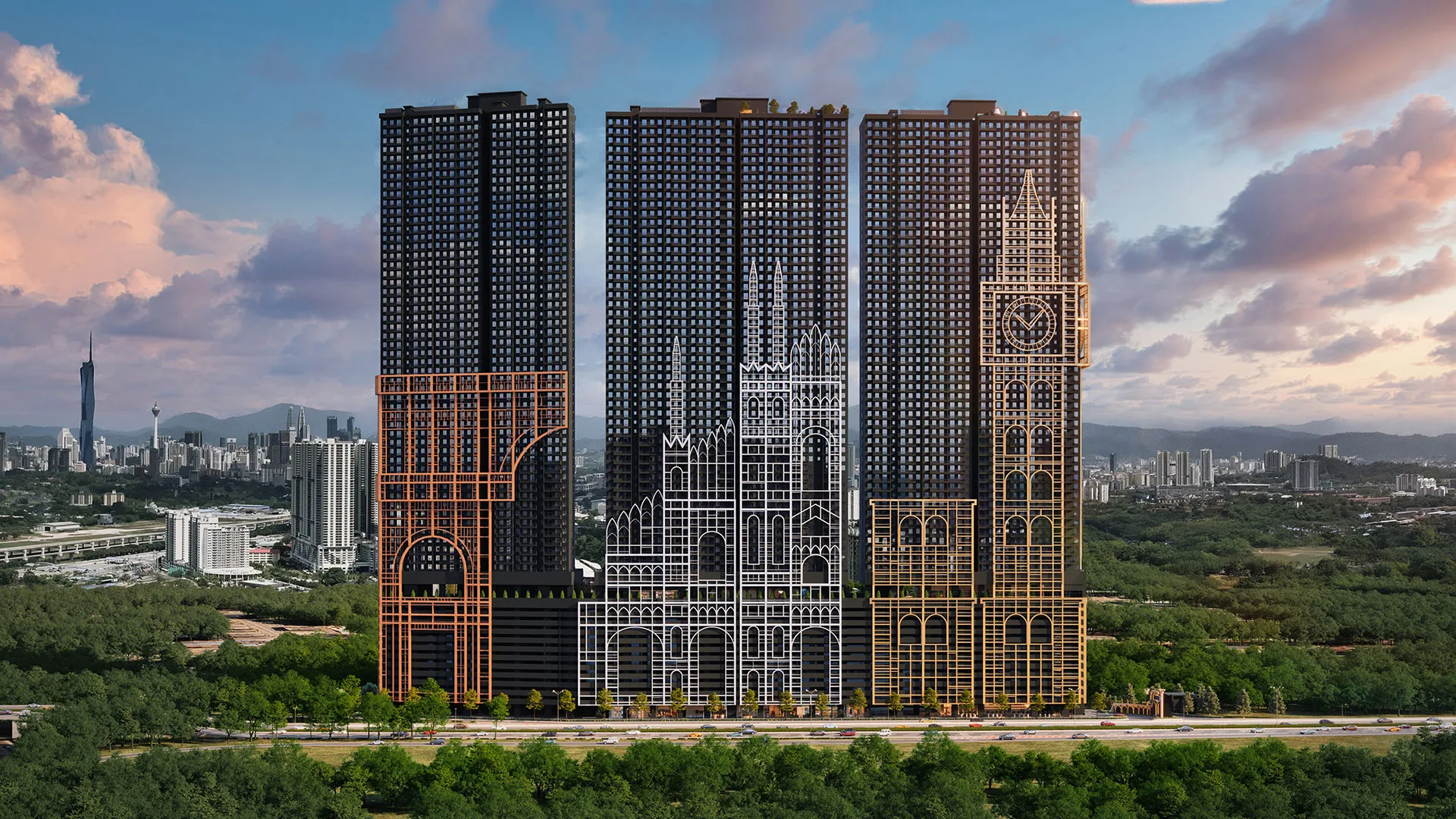 Milano tower facade, Edition Two at Arte Star @ Sungai Besi by Suriamega Development Sdn Bhd, Salak South, Jalan Sungai Besi, Kuala Lumpur, Federal Territory