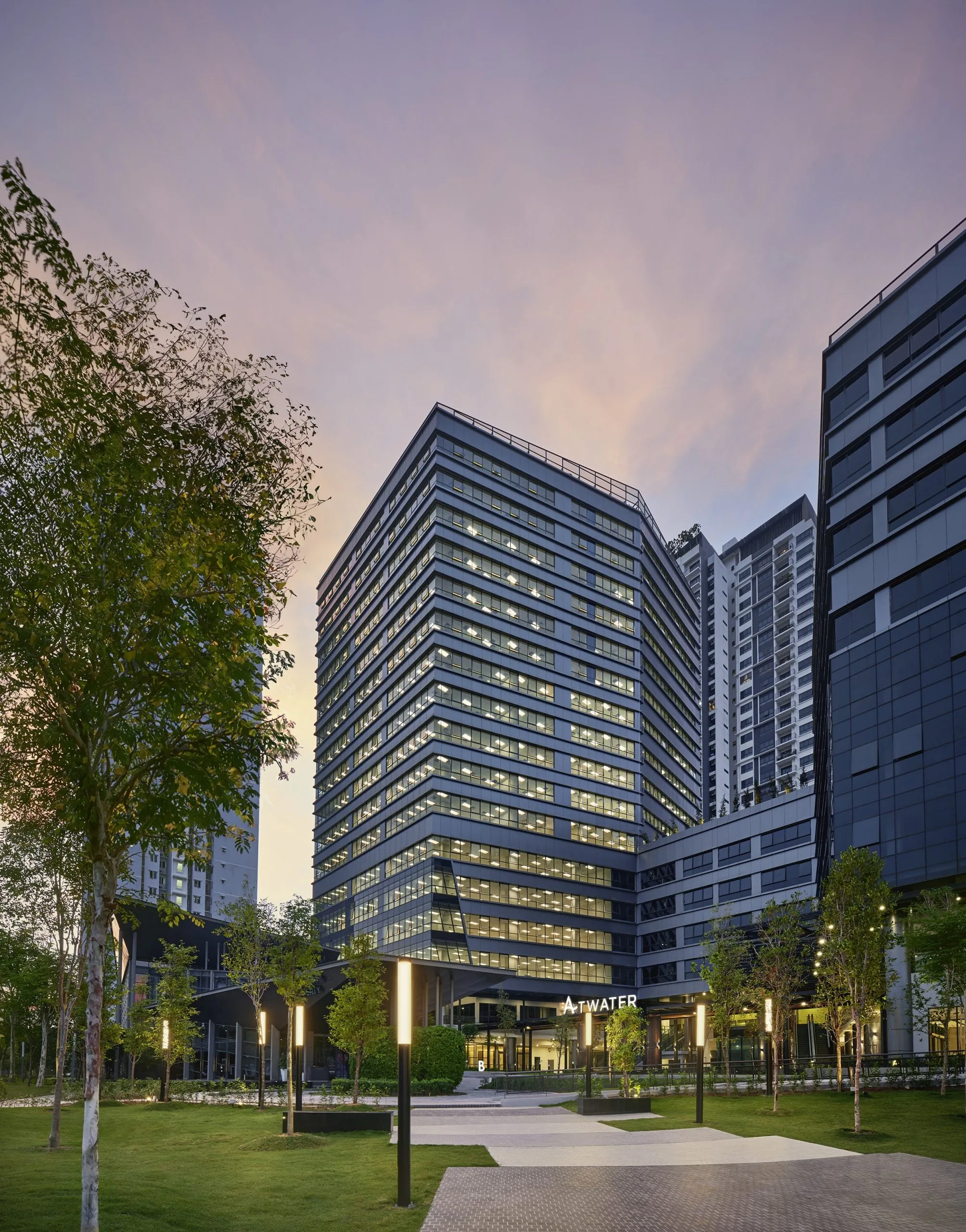 Atwater Corporate Office Towers, Seksyen 13, Petaling Jaya — the commercial component of Atwater (developer's artist impression)