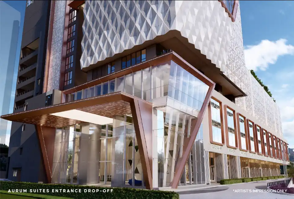 Entrance drop-off at Aurum @ Sri Petaling by Hartacom Property Sdn Bhd, Bandar Baru Sri Petaling, Mukim Petaling, Kuala Lumpur, Federal Territory
