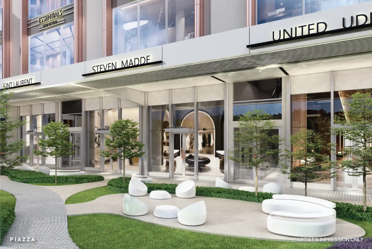 Retail piazza at Aurum @ Sri Petaling by Hartacom Property Sdn Bhd, Bandar Baru Sri Petaling, Mukim Petaling, Kuala Lumpur, Federal Territory