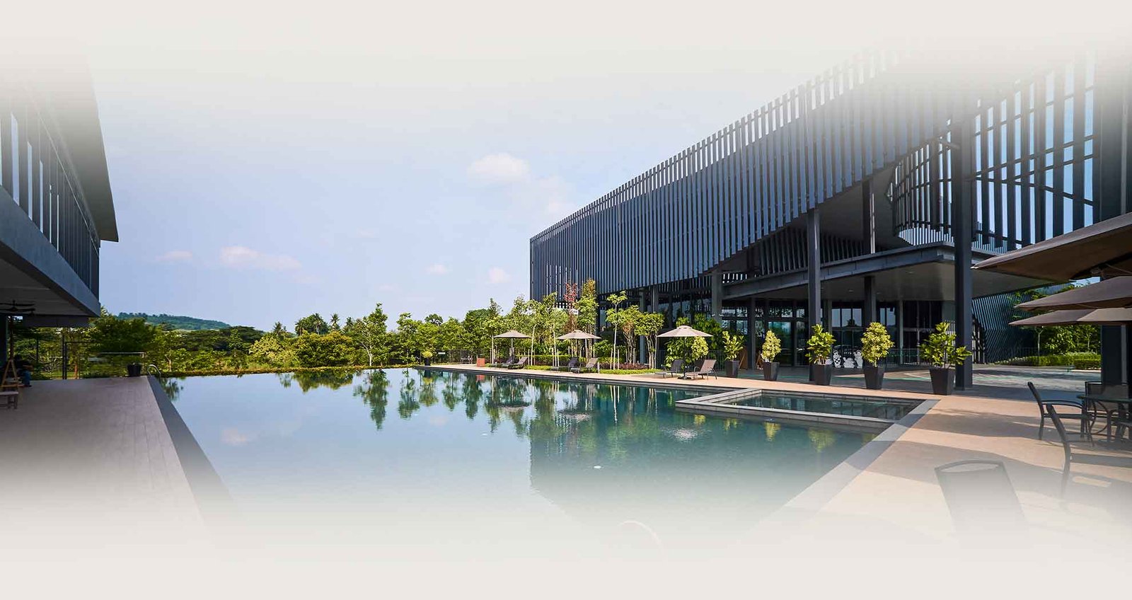 The swimming pool at the Bandar Seri Coalfields residents' clubhouse — developer's image published 2022