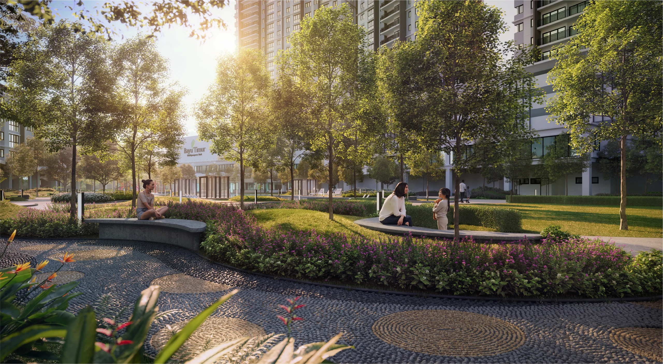Developer marketing render, subject not published at Bayu Timur by Pakar Angsana Sdn Bhd, Berjaya Park, Seksyen 32, Shah Alam, Daerah Klang, Selangor
