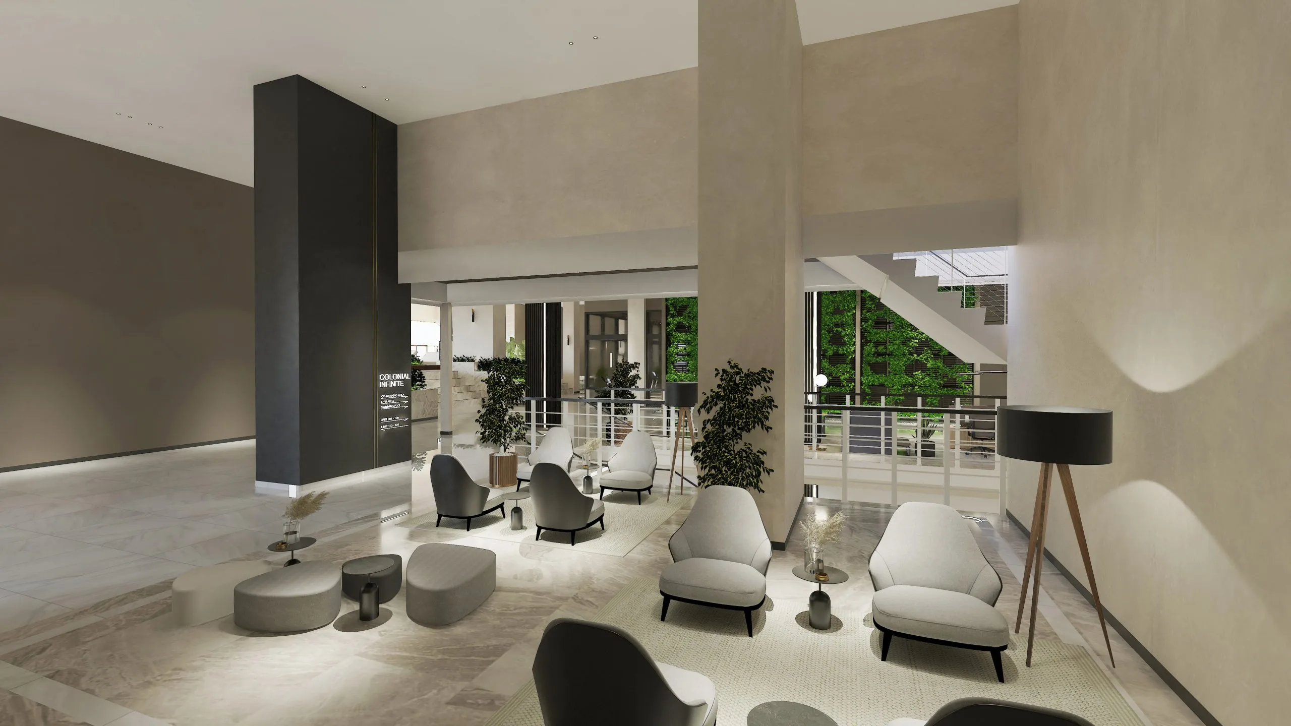 Colonial Infinite @ edumetro, Subang Jaya — social lounge on the lower-ground level (artist's impression)