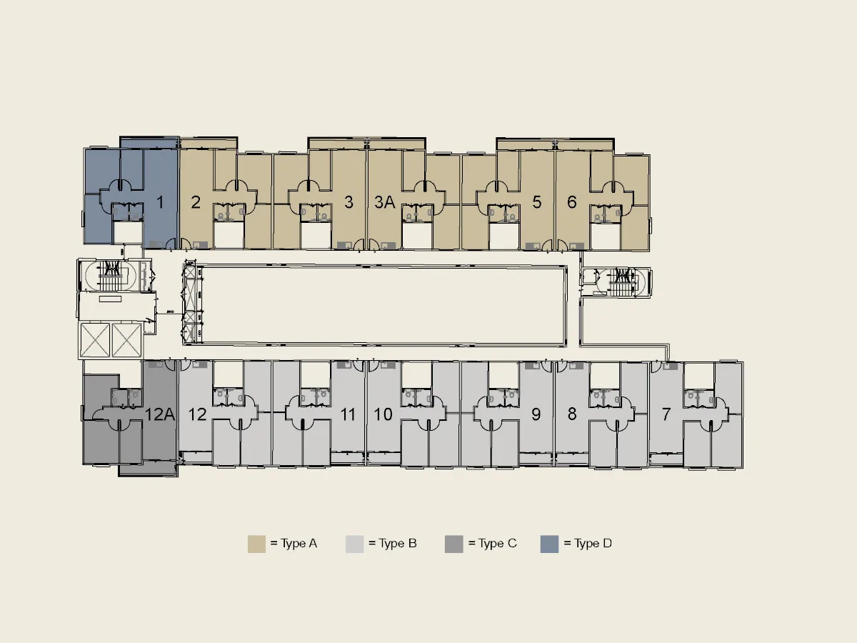 D'Tiara 总平面布局图，槟城直落公巴——发展商公布