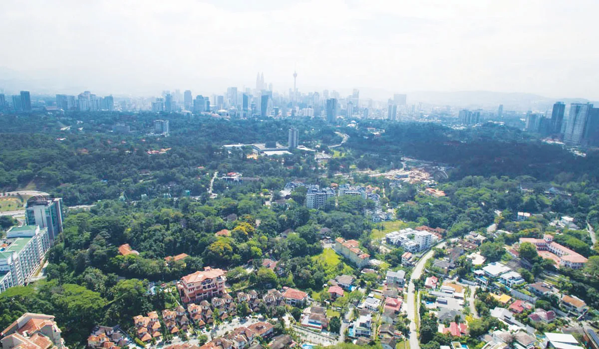 South view at Damansara Fifty6 by Damansara Fifty6 Sdn. Bhd., Bukit Damansara, Damansara Heights, Kuala Lumpur, Federal Territory of Kuala Lumpur - compass direction exactly as the developer titles it; the source does not state whether it is a photograph or a render, nor whether it looks out from the building or at it