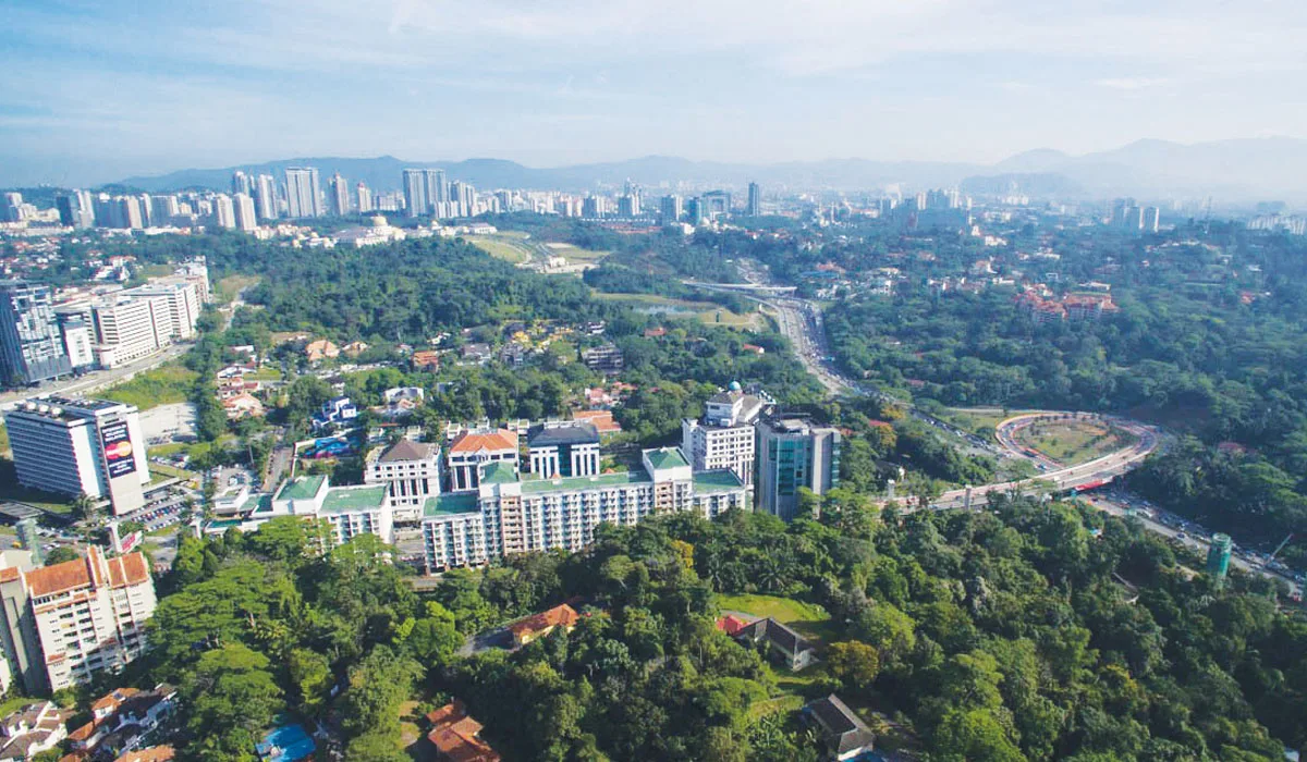 West view at Damansara Fifty6 by Damansara Fifty6 Sdn. Bhd., Bukit Damansara, Damansara Heights, Kuala Lumpur, Federal Territory of Kuala Lumpur - compass direction exactly as the developer titles it; the source does not state whether it is a photograph or a render, nor whether it looks out from the building or at it