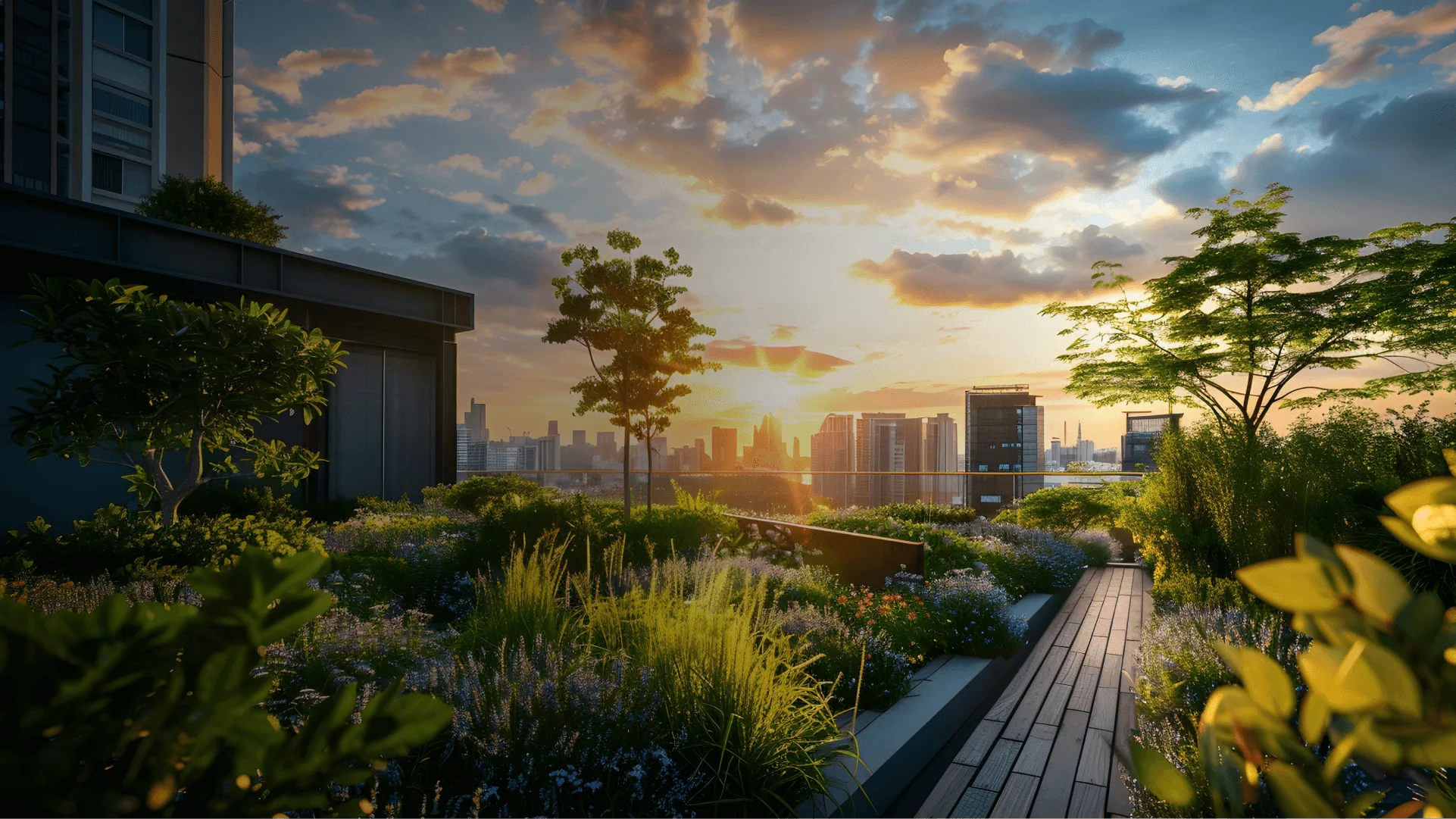 Artist impression of The Gardens on Level 9 at Dawn KLCC, registered MENARA SENJA, by Dawn Land Sdn Bhd, Jalan Yap Kwan Seng, Kampung Baru, Kuala Lumpur, Federal Territory
