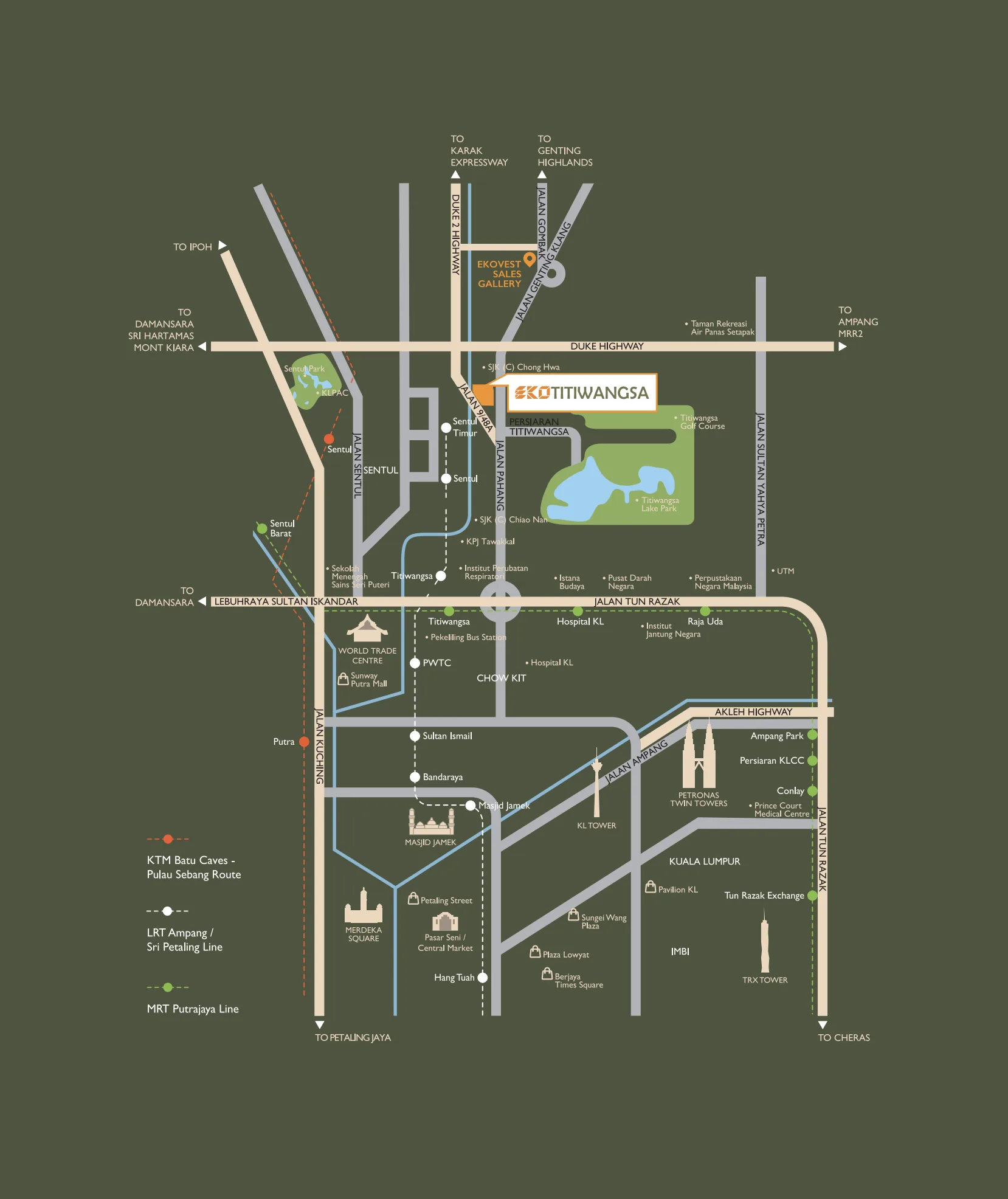 Developer location graphic, subject inferred from page placement only at Ekotitiwangsa @ Jalan Pahang, Kuala Lumpur (KPKT project 13673-2) by Ekovest Land Sdn Bhd, Jalan Pahang, Kuala Lumpur, Wilayah Persekutuan Kuala Lumpur