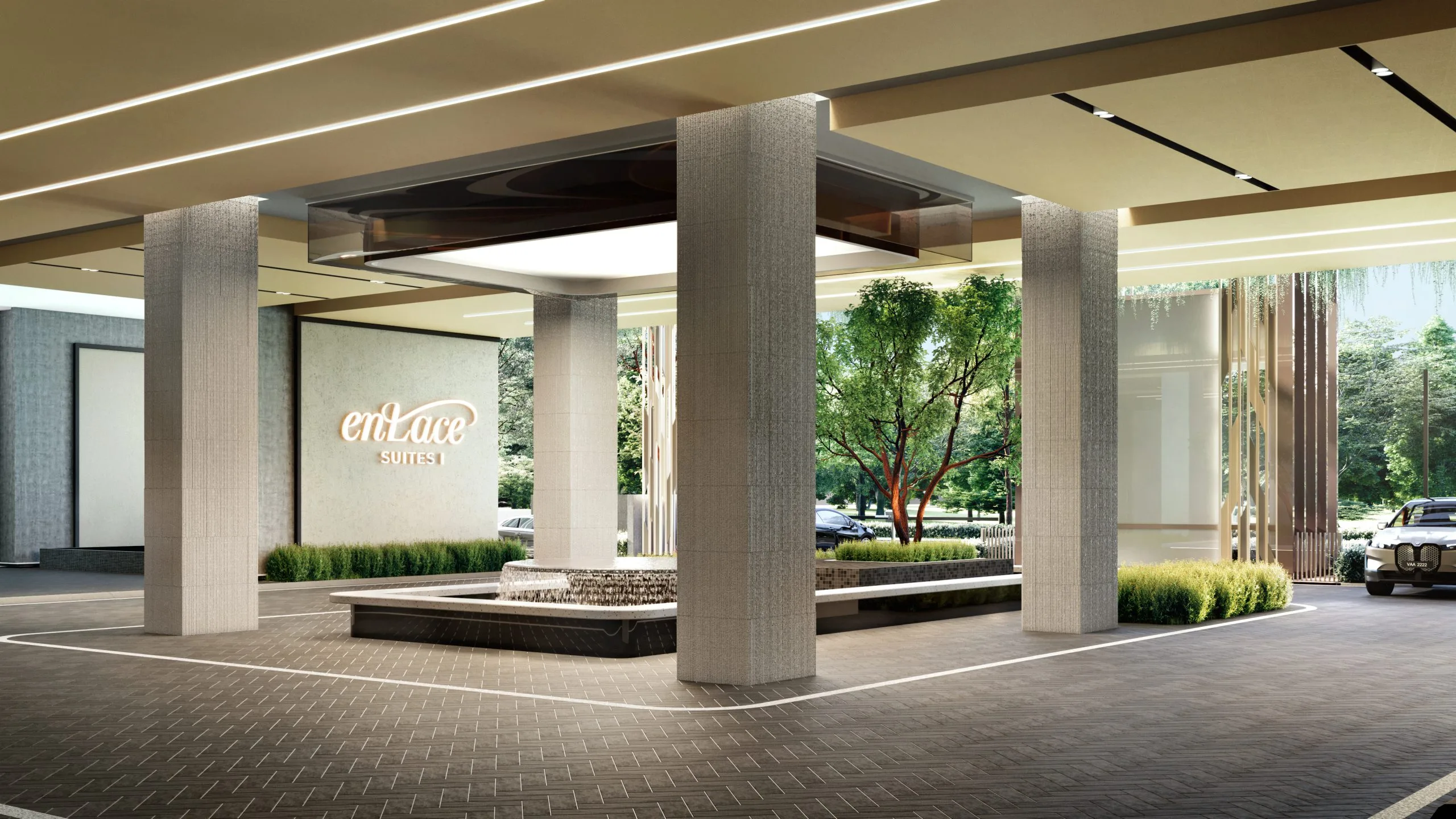 Enlace Suites I, Pantai Sentral Park — grand drop-off and entrance (artist's impression)
