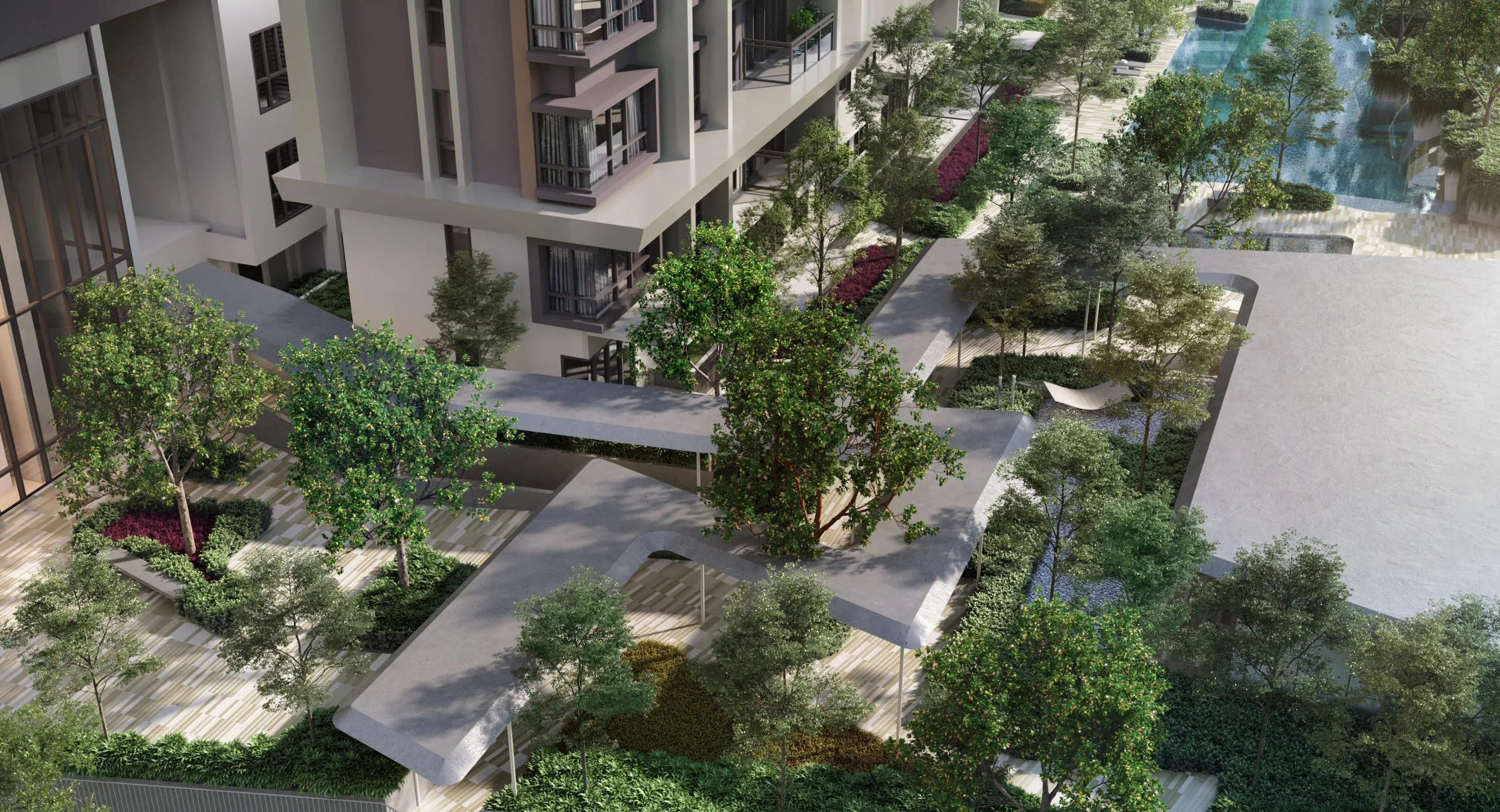 Enlace Suites I, Pantai Sentral Park — hammock garden (artist's impression)