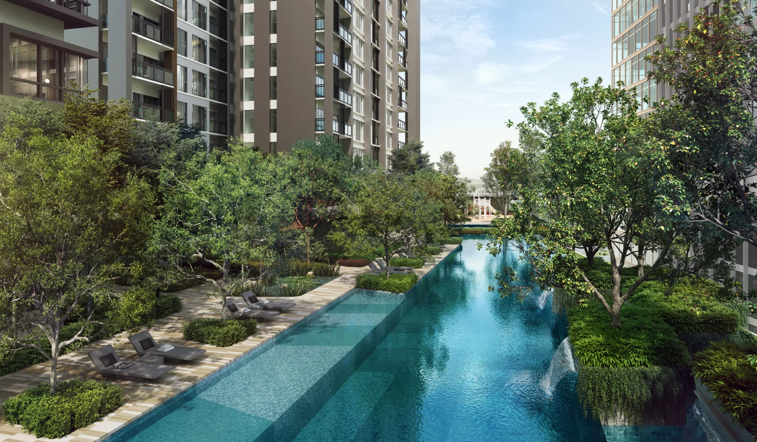 Enlace Suites I, Pantai Sentral Park — the 50-metre lap pool (artist's impression)