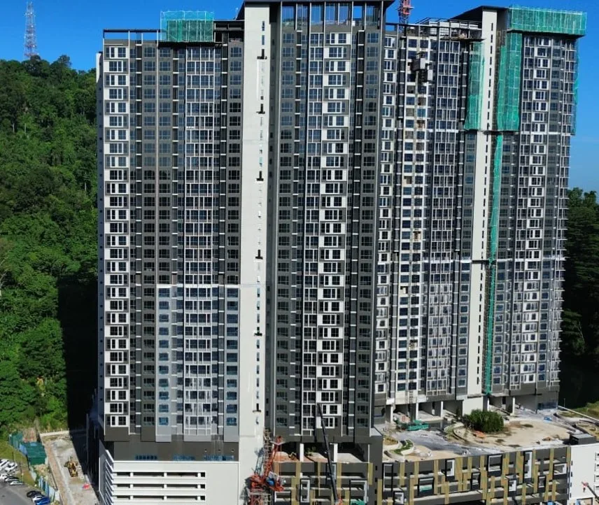Dated construction progress photograph, 17 March 2026 at ForestHill Residences (Residensi Foresthill, KPKT 12225-2) by Foresthill Damansara Land Sdn Bhd, Damansara Perdana, Daerah Petaling, Petaling Jaya, Selangor
