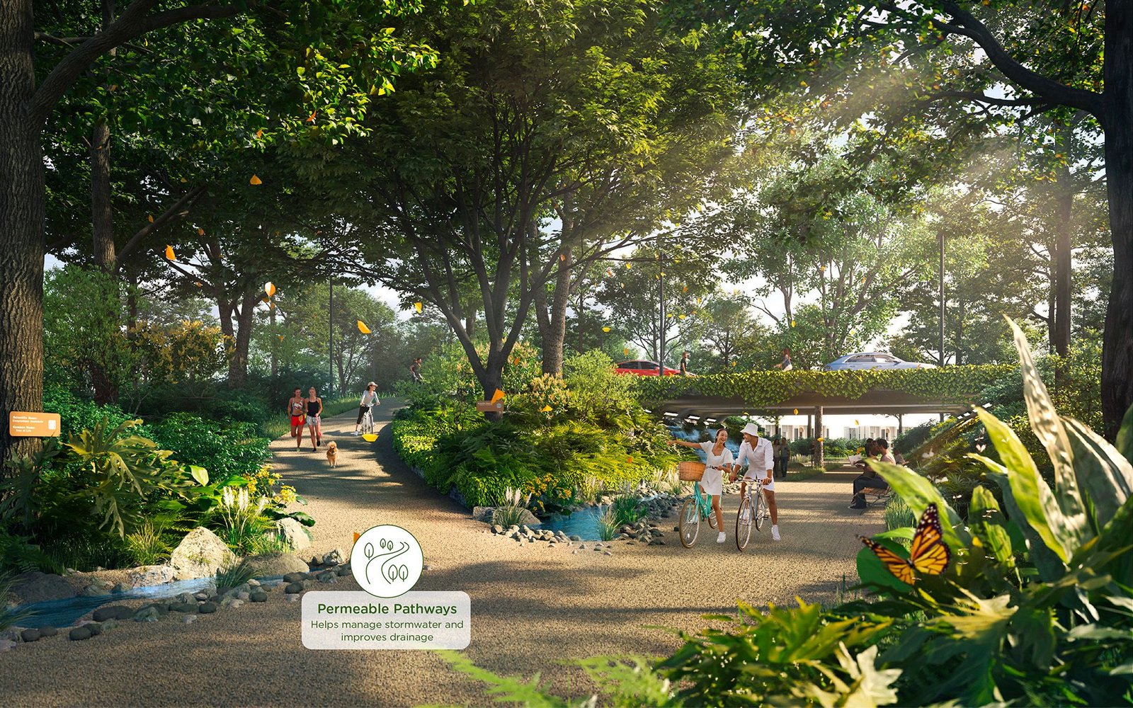 Second project-attributed developer render for the Astor phase, registered Kirana, KPKT projects 14542-5 and 14542-6, subject not established by any published caption at Gardens Park by Gamuda Land (Botanic) Sdn. Bhd., licensed developer of KPKT projects 14542-5, 14542-6 and 14542-7, Gardens Park, Daerah Gombak, Kuang, Selangor