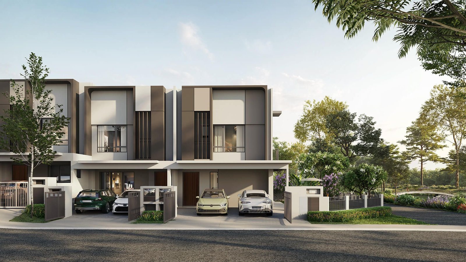 Project-attributed developer render for the Elgar phase, registered Damai, KPKT project 14542-7, from the newer of the two filename generations in that gallery, subject not established at Gardens Park by Gamuda Land (Botanic) Sdn. Bhd., licensed developer of KPKT projects 14542-5, 14542-6 and 14542-7, Gardens Park, Daerah Gombak, Kuang, Selangor