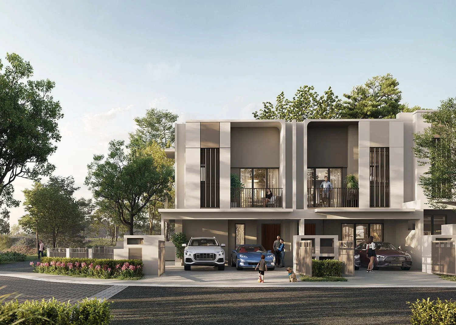 Hero render of the Elgar phase, registered Damai, KPKT project 14542-7, the phase filed at 7.36 per cent built with all 331 units unsold at the filing at Gardens Park by Gamuda Land (Botanic) Sdn. Bhd., licensed developer of KPKT projects 14542-5, 14542-6 and 14542-7, Gardens Park, Daerah Gombak, Kuang, Selangor
