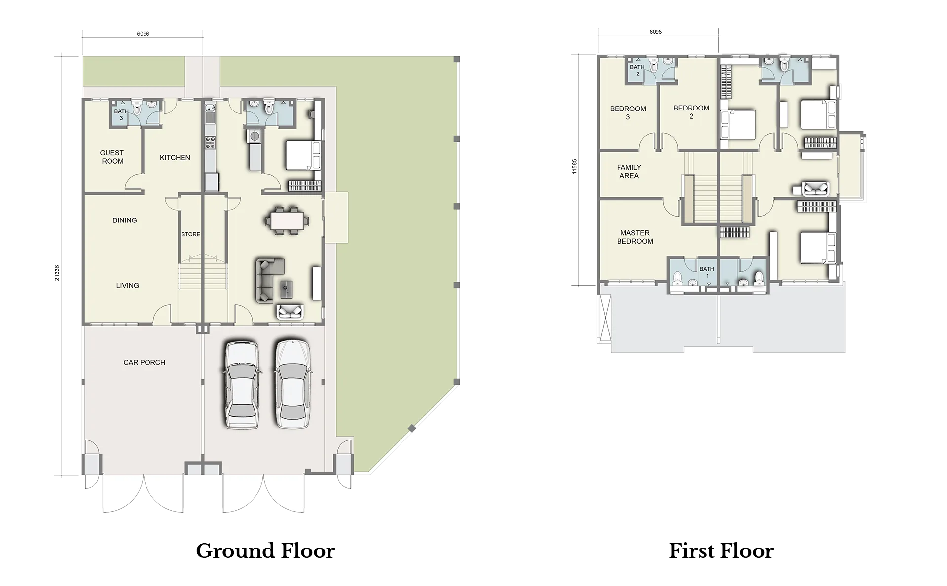 Iris, Sari Alamanda 4, Rawang — floor plan (developer's material)