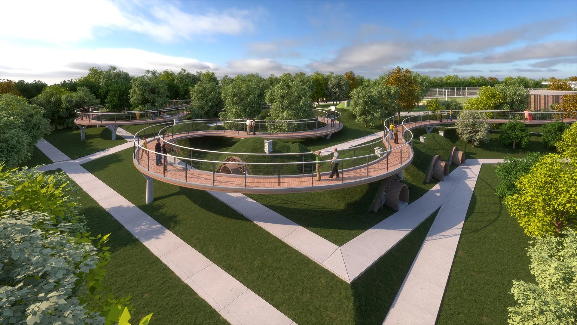 Landscaped garden deck artist’s impression at Kamelia @ Bandar Sri Damansara (Residensi Kamelia) by Sri Damansara Sdn Bhd, Bandar Sri Damansara, Petaling, Petaling Jaya, Selangor