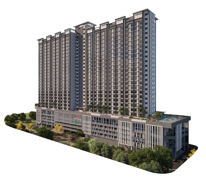 Rear elevation artist’s impression of the block at Kamelia @ Bandar Sri Damansara (Residensi Kamelia) by Sri Damansara Sdn Bhd, Bandar Sri Damansara, Petaling, Petaling Jaya, Selangor