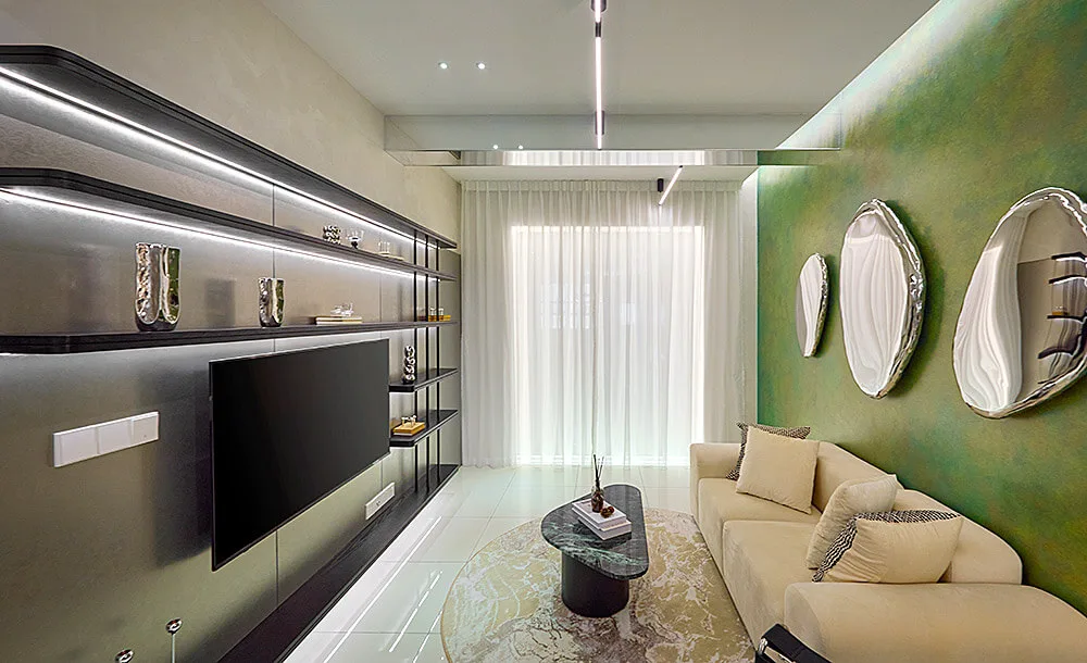 Type A furnished show unit interior at M Aurora by Major Land Development Sdn Bhd, Old Klang Road, Kuala Lumpur