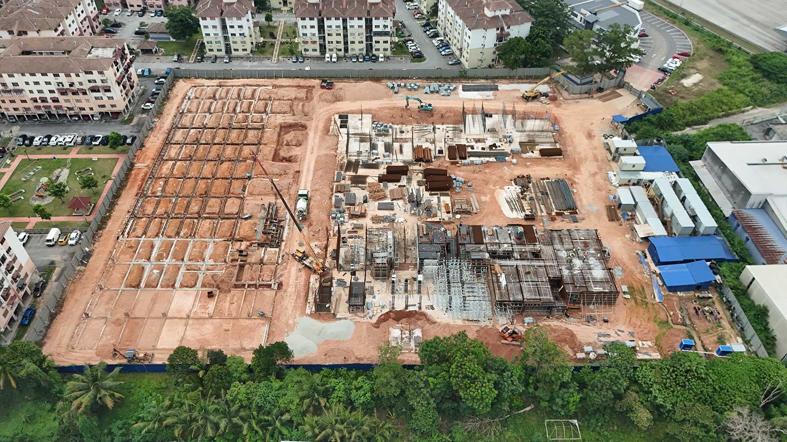Site progress, September 2026 at MTD Sutera Vista Residences by Modal Ehsan Sdn. Bhd., Taman Sutera, Hulu Langat, Kajang, Selangor