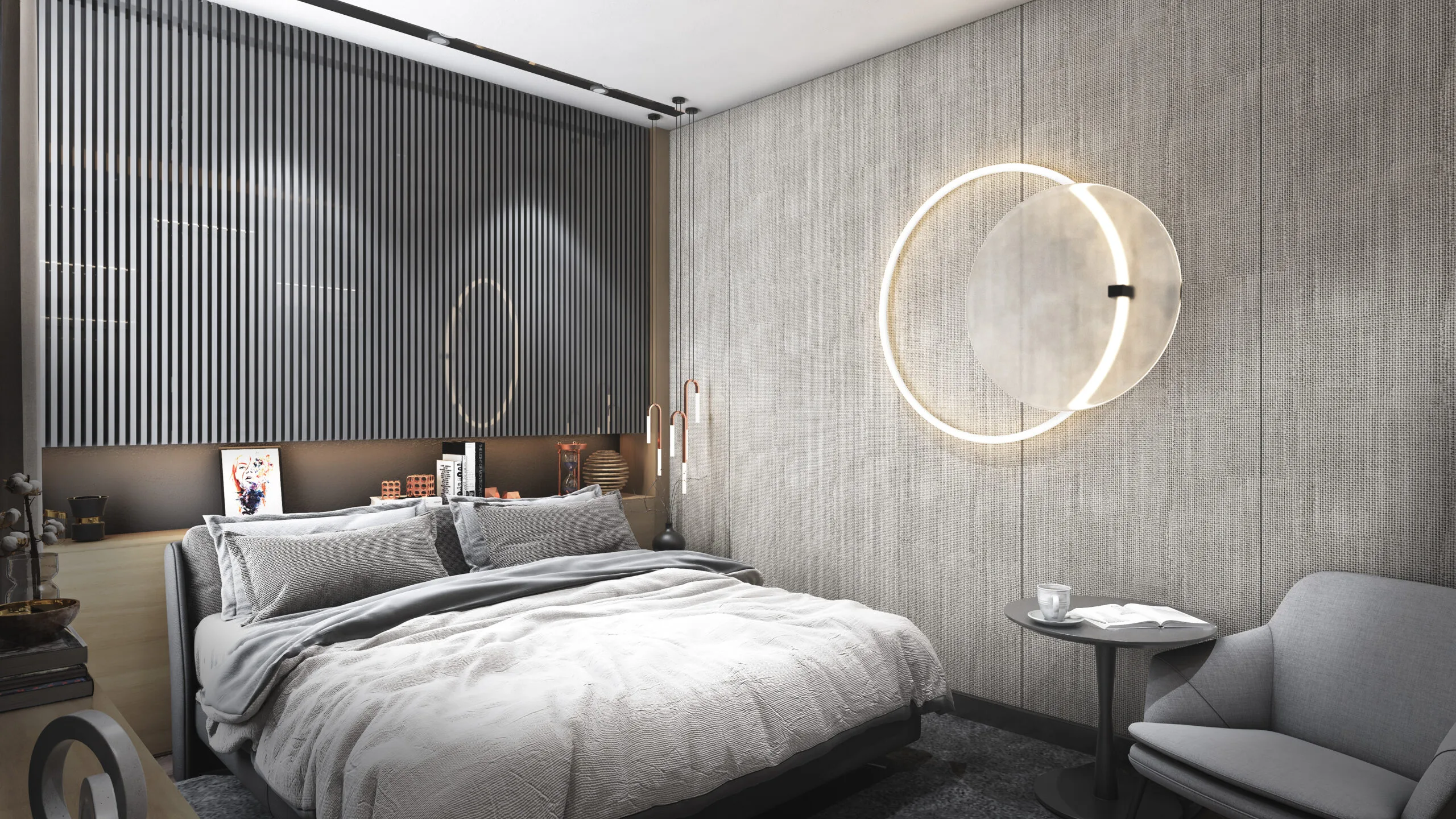 Bedroom developer render at Mahogany Residences by Everest Pioneer Sdn. Bhd., Kota Damansara, Petaling Jaya, Daerah Petaling, Selangor