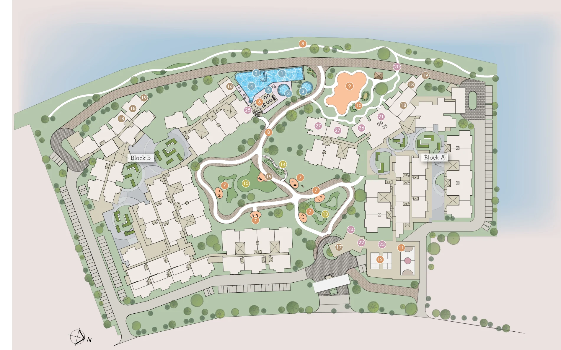 Facilities plan keyplan at Myra Cove @ Cyberjaya by Myra Land Sdn Bhd, Cyberjaya, Daerah Sepang, Selangor, Malaysia