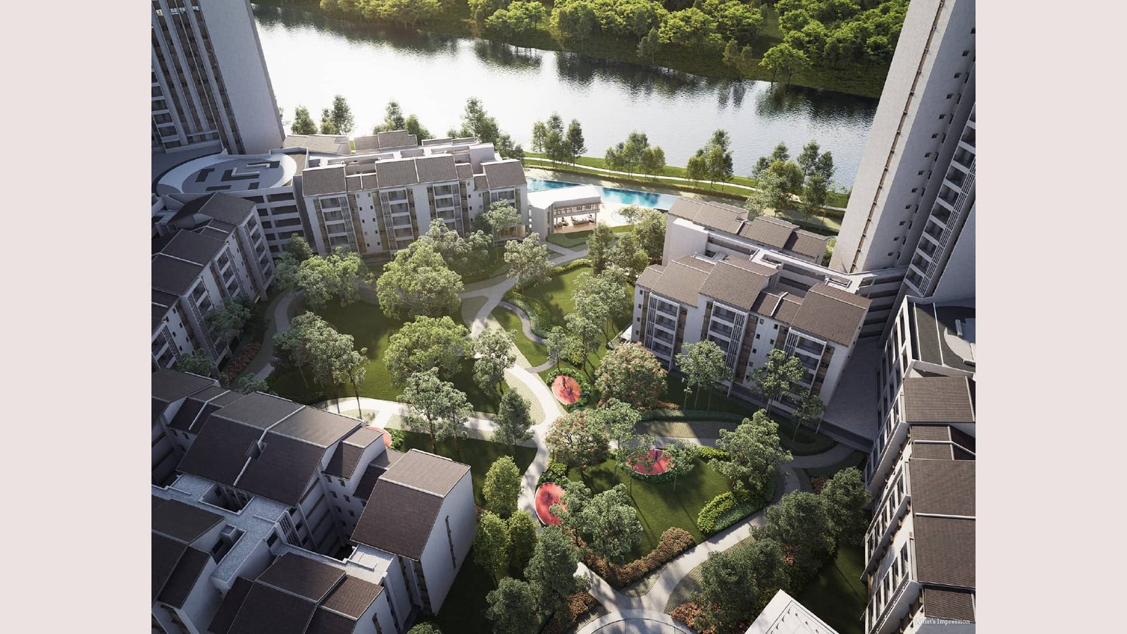 Private park, aerial view at Myra Cove @ Cyberjaya by Myra Land Sdn Bhd, Cyberjaya, Daerah Sepang, Selangor, Malaysia