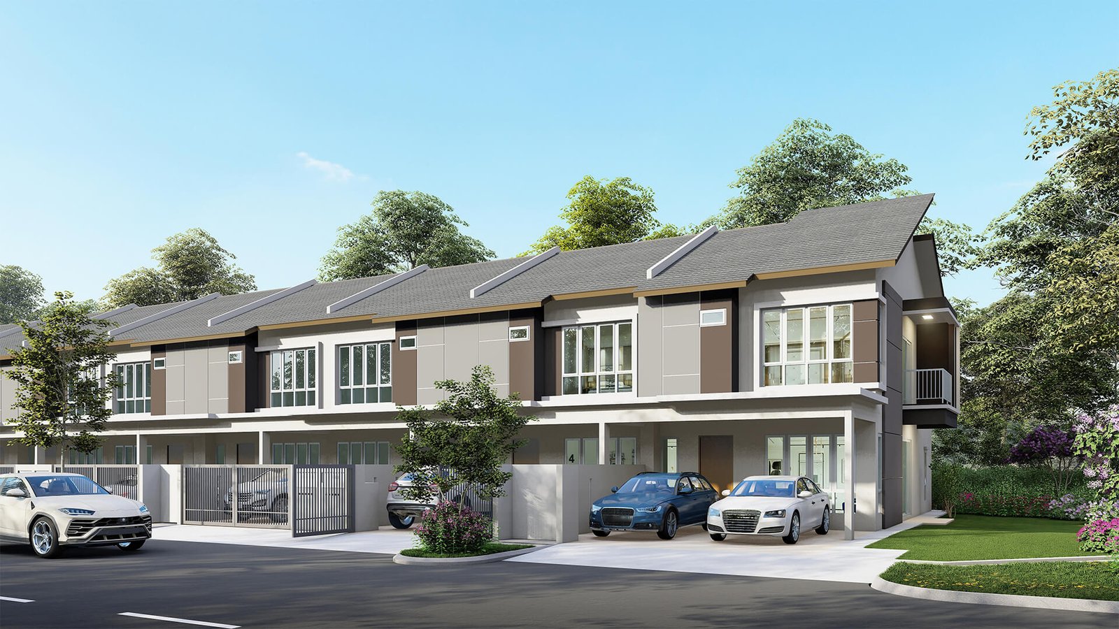 Ovata, Sari Alamanda 4, Rawang — double-storey terraced house (developer's render)