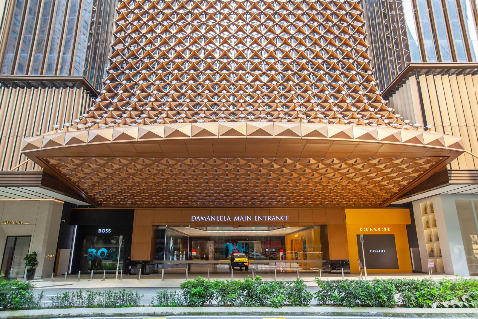 Jalan Damanlela main entrance to the Pavilion Damansara Heights mall, a non-HDA commercial component, Pusat Bandar Damansara, Damansara Heights, Kuala Lumpur, Federal Territory of Kuala Lumpur