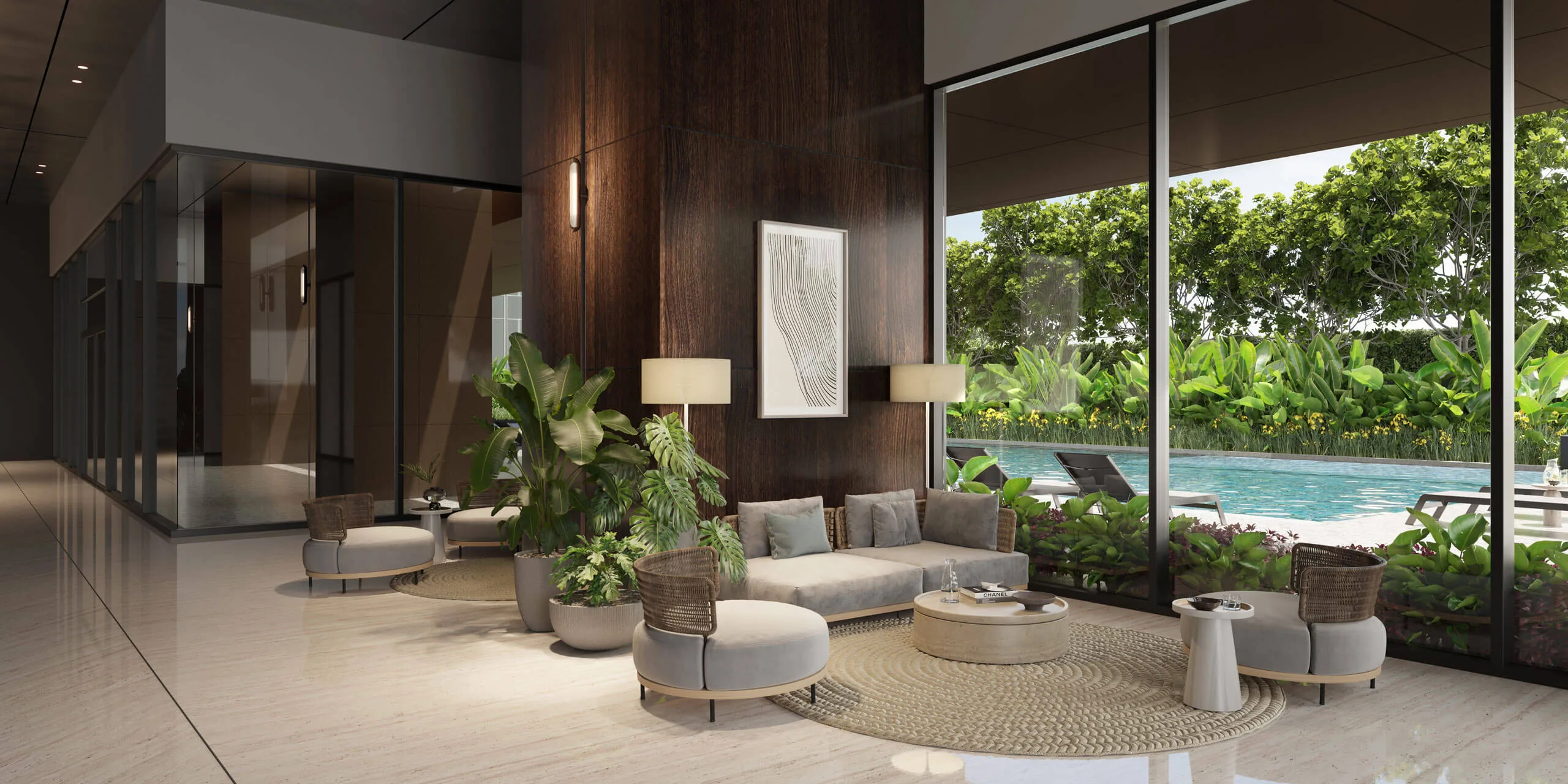 Artist impression of the Royal Suites Social Sphere on Level 6 at Pavilion Damansara Heights Phase 2 by Jendela Mayang Sdn Bhd, Pusat Bandar Damansara, Damansara Heights, Kuala Lumpur, Federal Territory of Kuala Lumpur