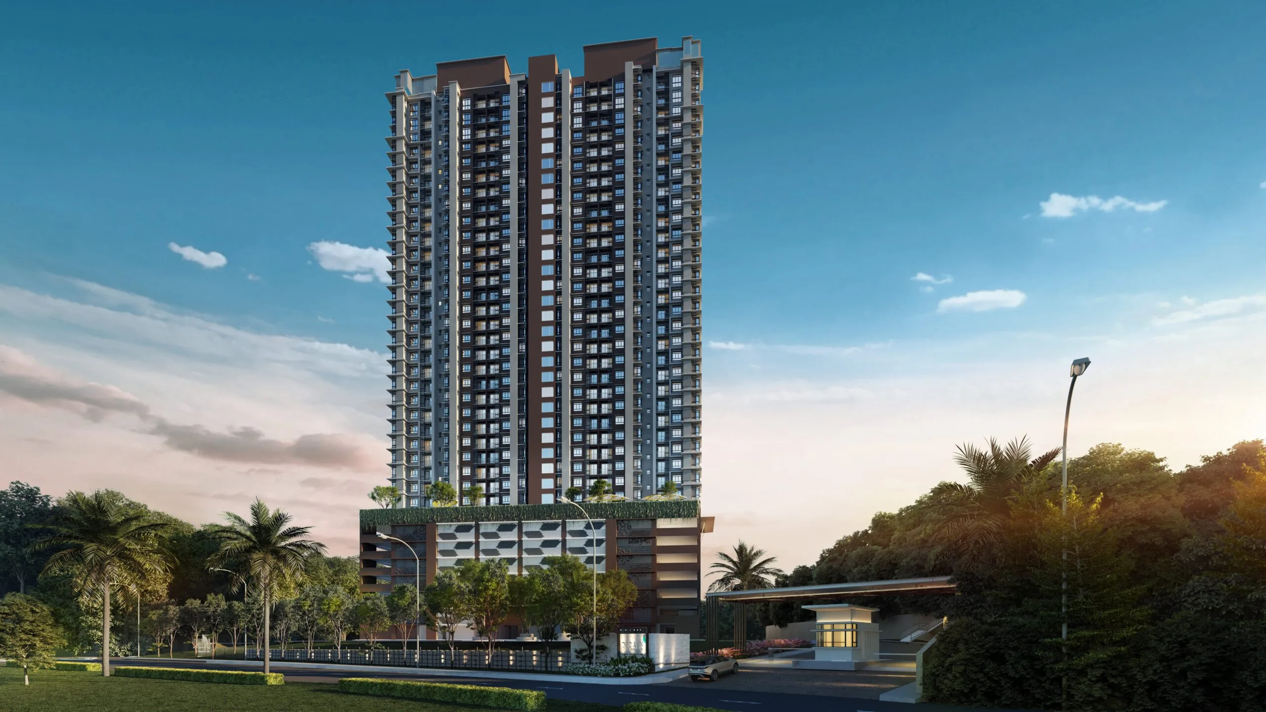 Artist impression of the Residensi Dedaun tower by UDA Land Sdn Bhd, Bandar Tun Hussein Onn, Hulu Langat, Cheras, Selangor