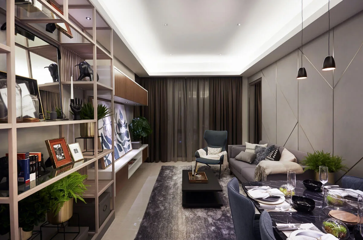 Sentral Suites, KL Sentral — Type C interior, 1,025 to 1,138 sq ft, 3 bedrooms (artist's impression)