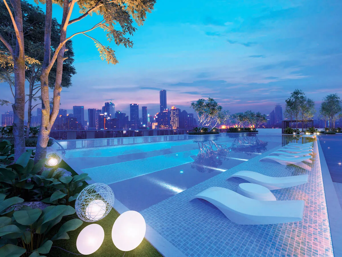 Sentral Suites, KL Sentral — infinity pool (artist's impression)