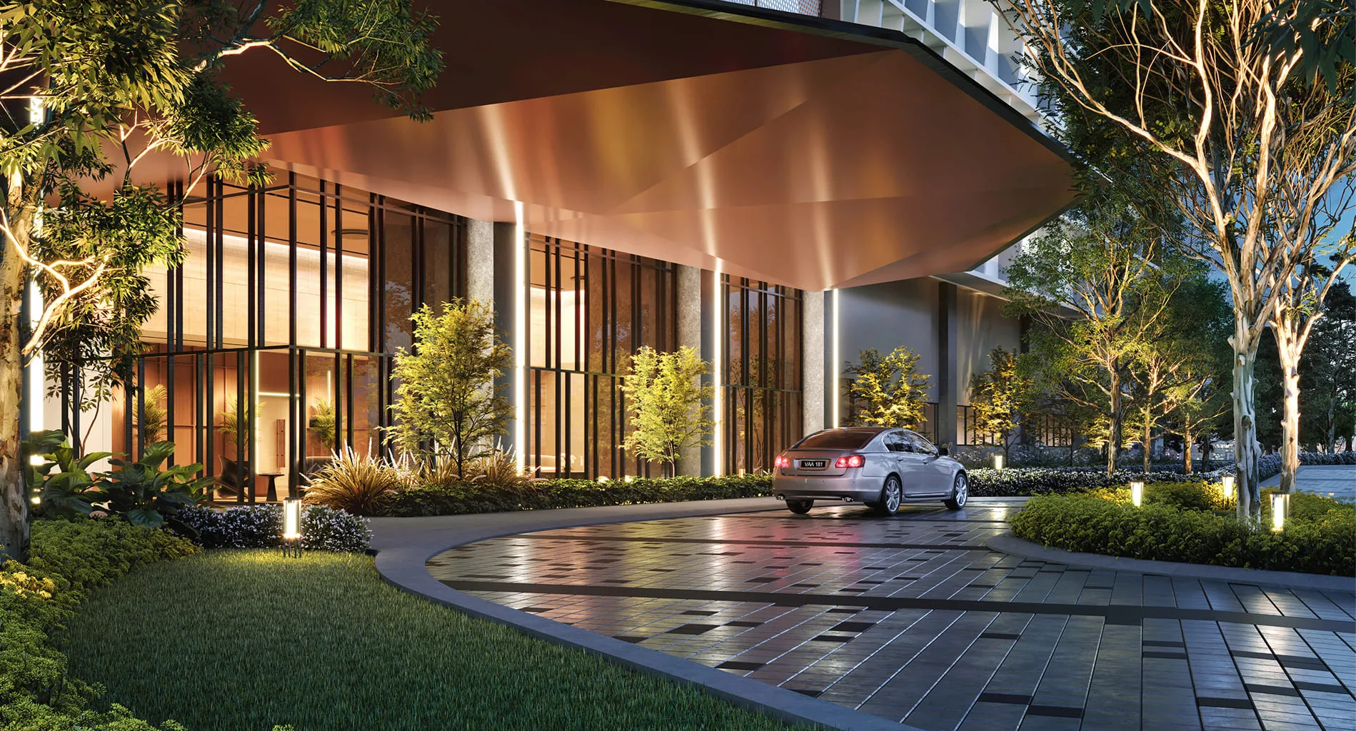 Grand Entrance at Skyline Kuchai by L & T Realty Sdn. Bhd., Kuchai Lama, Daerah Kuala Lumpur, Kuala Lumpur, Wilayah Persekutuan Kuala Lumpur