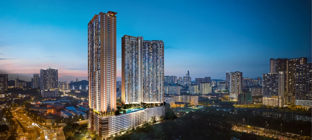 SKYLINE KUCHAI, Kuchai Lama, <b>Kuala Lumpur</b> (DBKL, WP Kuala Lumpur) — <b>registered as <code>RESIDENSI SKYLINE KUCHAI</code> on TWO registrations, <code>30331-1</code> and <code>30331-2</code></b>: <b>1,838 units over 59 and 56 storeys, and EVERY ONE of them is <code>Jadual H</code></b> — <b>80% built, ~99% sold, vacant possession October 2027 on a <code>+20-month</code> extension that the developer itself discloses</b>
