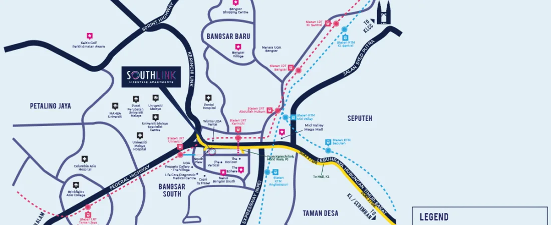South Link Lifestyle Apartments @ Bangsar South, Kuala Lumpur — 1,422 units, 44 storeys, filed as Residensi Sambungan Selatan, CCC April 2021