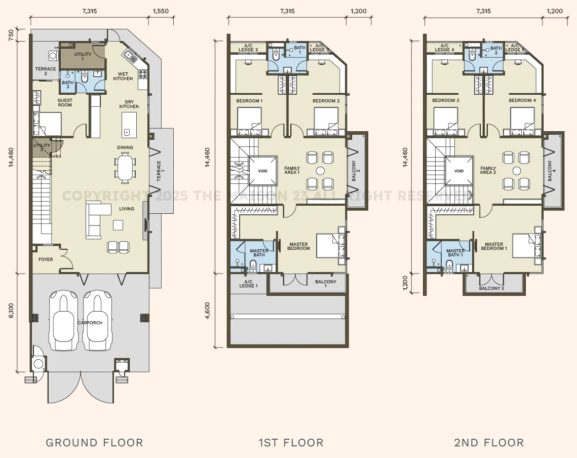 Type A plan at The Maison 23 by PV M6 Sdn. Bhd., Taman Bukit Mandarina, Cheras, Kuala Lumpur, Wilayah Persekutuan Kuala Lumpur